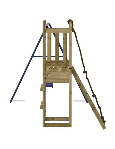 Set da Gioco da Esterno in Legno di Pino Impregnato