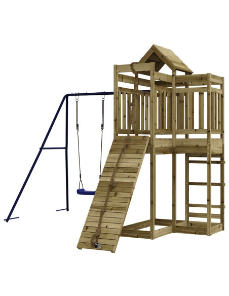 Set da Gioco da Esterno in Legno di Pino Impregnato