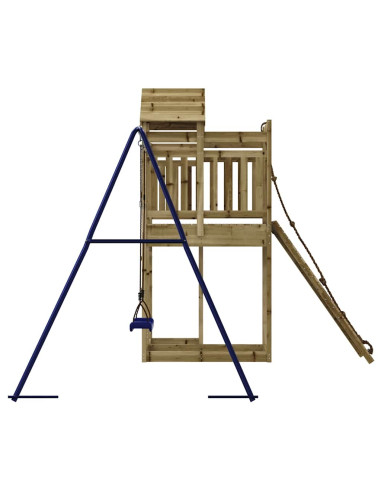 Set da Gioco da Esterno in Legno di Pino Impregnato