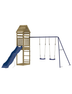 Set da Gioco da Esterno in Legno di Pino Impregnato 2