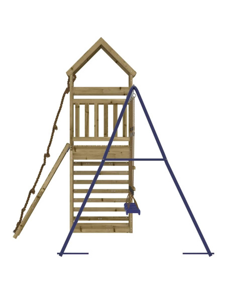Set da Gioco da Esterno in Legno di Pino Impregnato