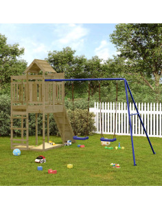 Set da Gioco da Esterno in Legno di Pino Impregnato