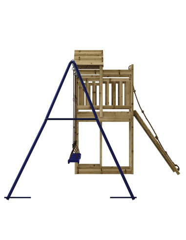 Set da Gioco da Esterno in Legno di Pino Impregnato