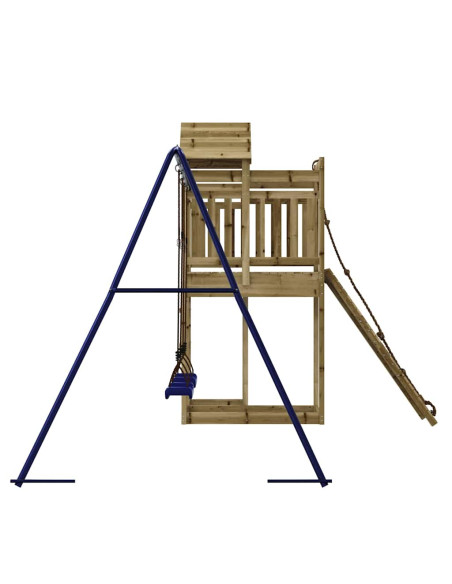 Set da Gioco da Esterno in Legno di Pino Impregnato