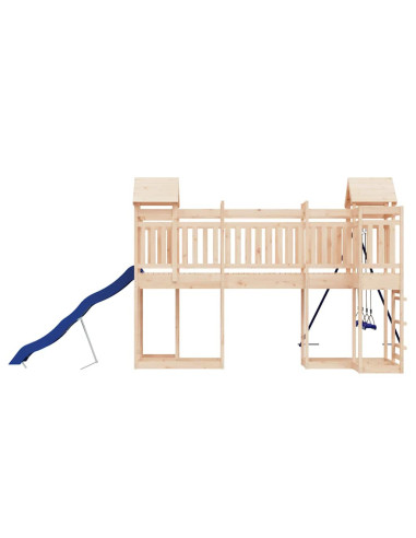 Set da Gioco da Esterno in Legno Massello di Pino