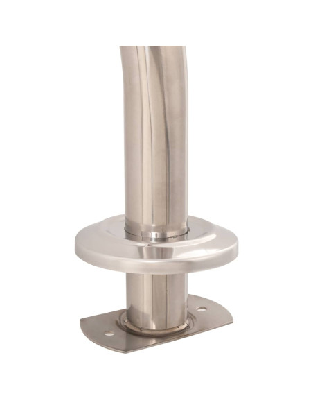 Scaletta per Piscina 3 Gradini in Acciaio Inox 304 120 cm