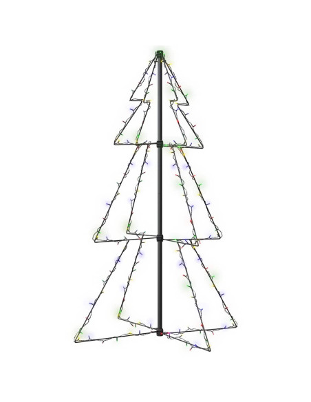 Albero di Natale a Cono 160 LED per Interni Esterni 78x120 cm