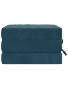 Divano Letto Pieghevole 75 x 67 x 45 cm Blu 2