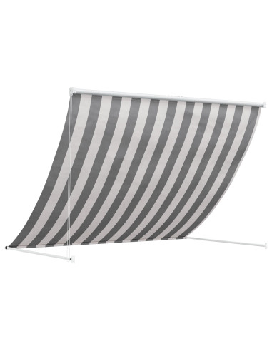 Tenda da Sole Antracite e Bianco 250 x 150 cm