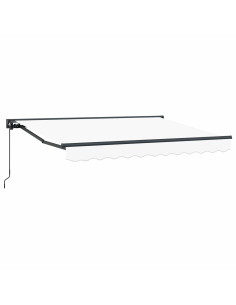 Tenda retrattile manuale Bianco 3 x 2 m