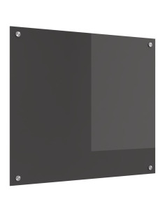 Schienale da cucina Grigio scuro 70 x 60 cm vetro temperato