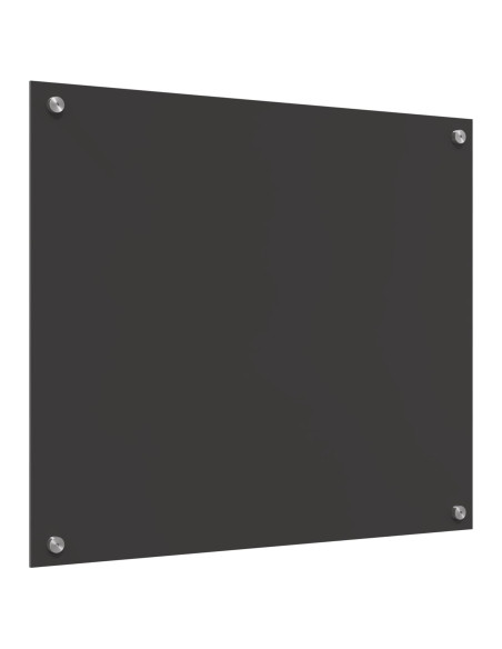 Schienale da cucina Grigio scuro 70 x 60 cm vetro temperato
