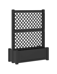 Grande vaso con trellis Antracite 99,5 x 43 x 133,5 PP