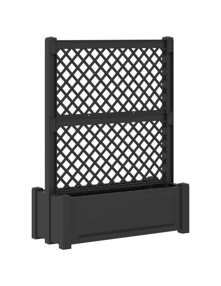 Grande vaso con trellis Antracite 99,5 x 43 x 133,5 PP