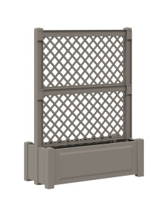 Grande vaso con trellis Grigio 99,5 x 43 x 133,5 PP