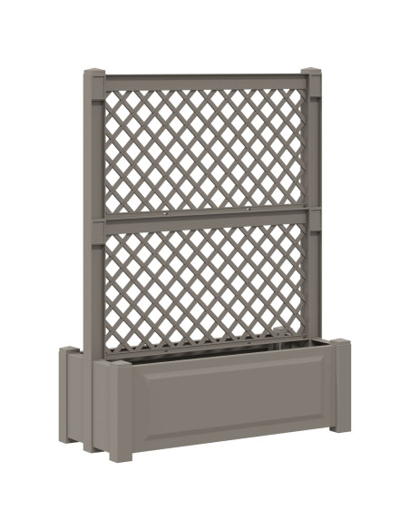 Grande vaso con trellis Grigio 99,5 x 43 x 133,5 PP