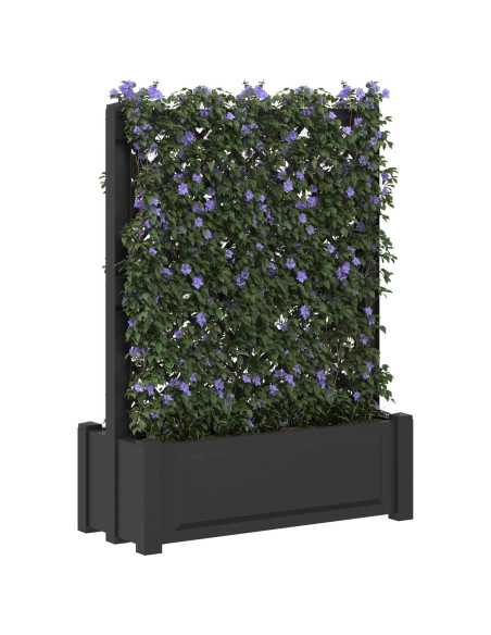 Grande vaso con trellis Antracite 99,5 x 43 x 133,5 PP