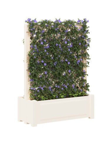 Grande vaso con trellis Bianco 99,5 x 43 x 133,5 PP