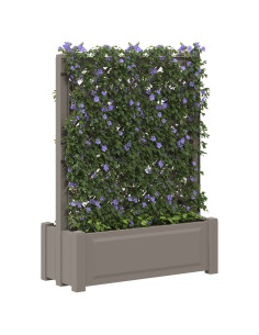 Grande vaso con trellis Grigio 99,5 x 43 x 133,5 PP 2