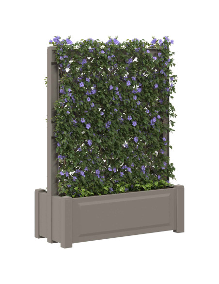 Grande vaso con trellis Grigio 99,5 x 43 x 133,5 PP