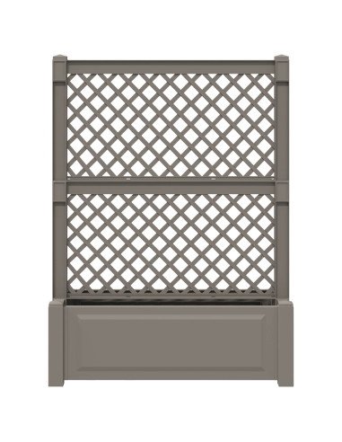 Grande vaso con trellis Grigio 99,5 x 43 x 133,5 PP