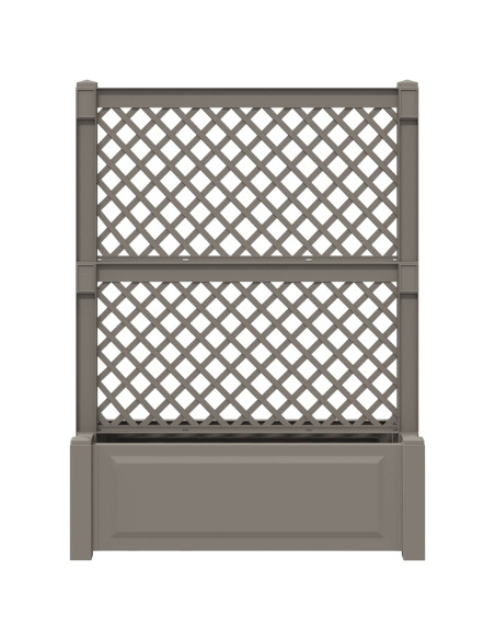 Grande vaso con trellis Grigio 99,5 x 43 x 133,5 PP