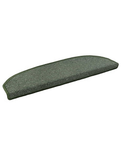Tappetini per scale autoadesivi 15 pcs Verde Scuro