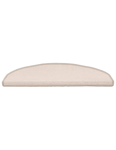 Tappetini per scale autoadesivi Semicircolare 15 pcs Tortora