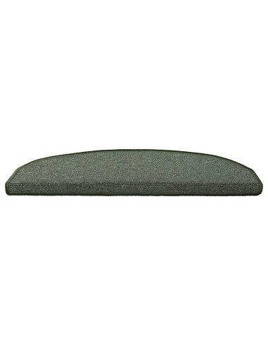 Tappetini per scale autoadesivi 15 pcs Verde Scuro