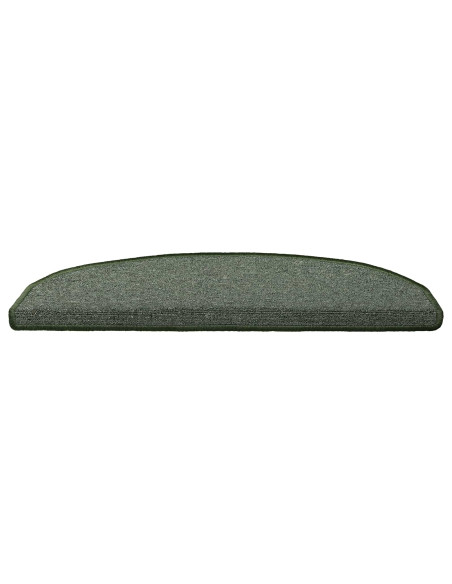 Tappetini per scale autoadesivi 15 pcs Verde Scuro