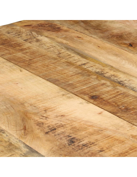 Tavolo da Pranzo 200x100x76 cm in Legno di Mango Grezzo