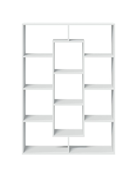 Libreria Bianca 102x29x143 cm in Legno Multistrato