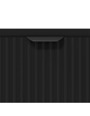 Credenza con cassetto Nero 89,5 x 33 x 82 cm Legno multistrato