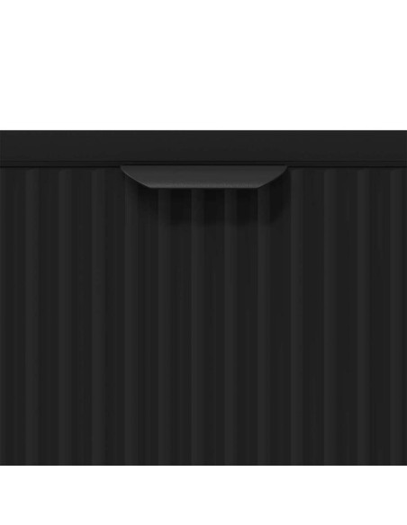 Credenza con cassetto Nero 89,5 x 33 x 82 cm Legno multistrato