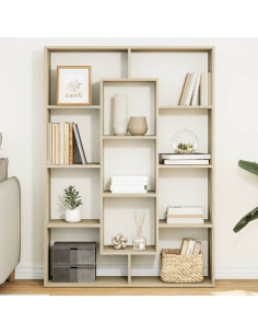 Libreria Rovere Sonoma 102x29x143 cm in Legno Multistrato