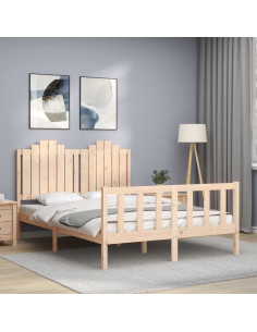 Giroletto senza Materasso 140x200 cm in Legno Massello di Pino