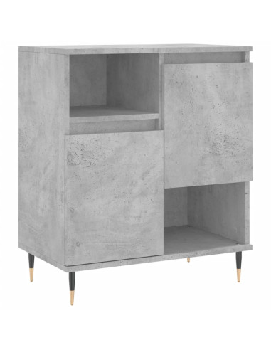 Credenza Grigio Cemento 60x35x70 cm in Legno Multistrato