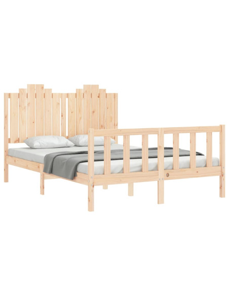 Giroletto senza Materasso 140x200 cm in Legno Massello di Pino