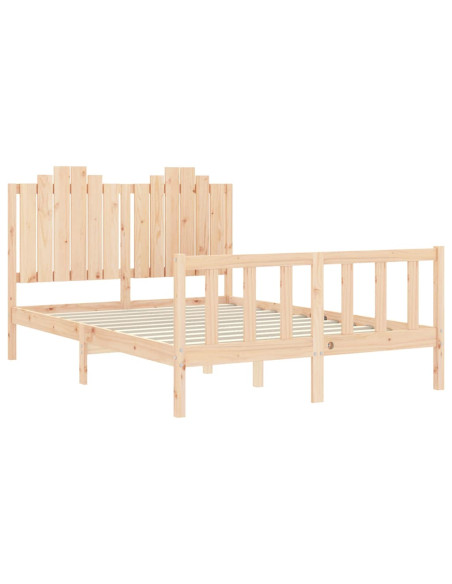 Giroletto senza Materasso 140x200 cm in Legno Massello di Pino