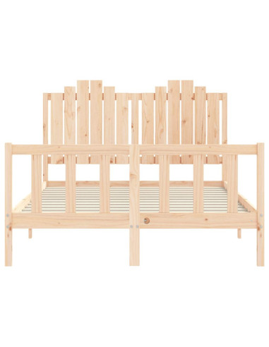 Giroletto senza Materasso 140x200 cm in Legno Massello di Pino