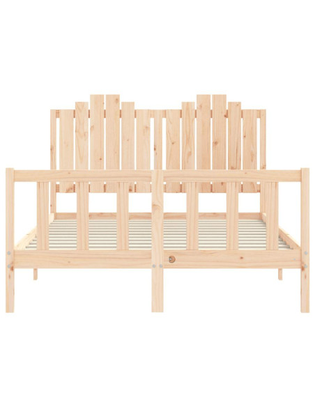 Giroletto senza Materasso 140x200 cm in Legno Massello di Pino