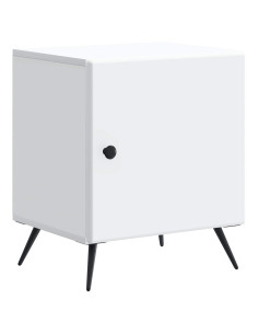 Armadio da Notte Bianco 43 x 34,5 x 50 cm Legno ingegnerizzato