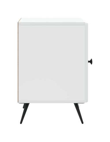 Armadio da Notte Bianco 43 x 34,5 x 50 cm Legno ingegnerizzato