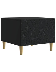 Tavolino da salotto Nero 50 x 49 x 40 cm Legno ingegnerizzato