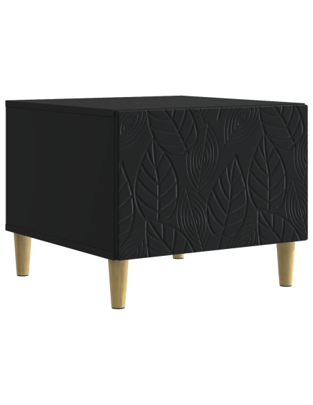 Tavolino da salotto Nero 50 x 49 x 40 cm Legno ingegnerizzato