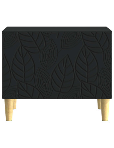 Tavolino da salotto Nero 50 x 49 x 40 cm Legno ingegnerizzato