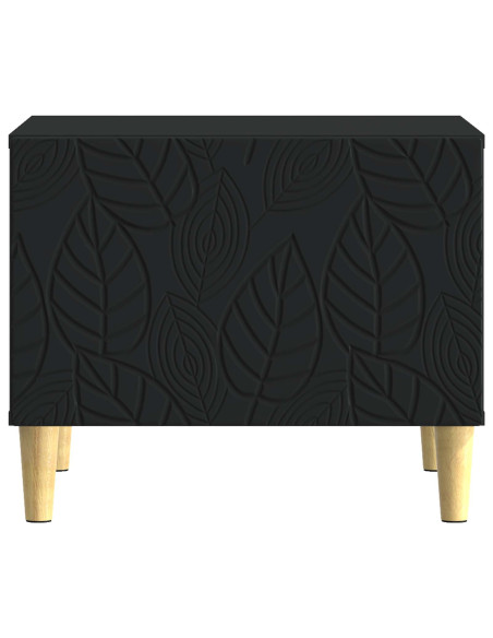Tavolino da salotto Nero 50 x 49 x 40 cm Legno ingegnerizzato