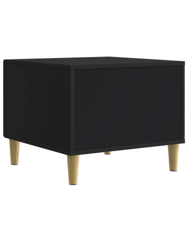 Tavolino da salotto Nero 50 x 49 x 40 cm Legno ingegnerizzato