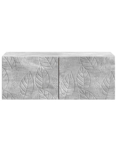 Mobile Porta TV da Muro 59,5 x 31 cm Grigio Cemento