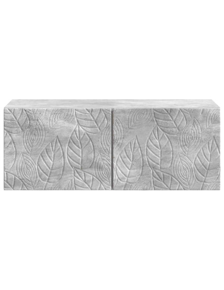 Mobile Porta TV da Muro 59,5 x 31 cm Grigio Cemento